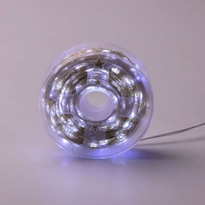 Гірлянда роса на пульті 100 метрів на 1000 led світлодіодів крапля на білому дроті біла 1000L100MWW