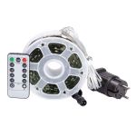 Гірлянда роса на пульті 200 метрів на 2000 led світлодіодів крапля на зеленому дроті біла 2000L200MGW