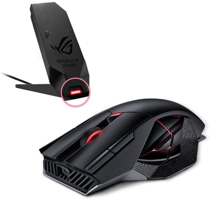 Миша ASUS ROG Spatha X, RGB, USB-A/WL, чорний