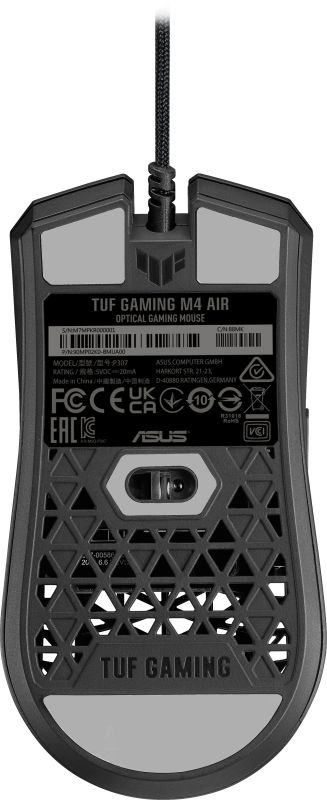 Миша ASUS TUF M4 Air Shell, USB-A, чорний