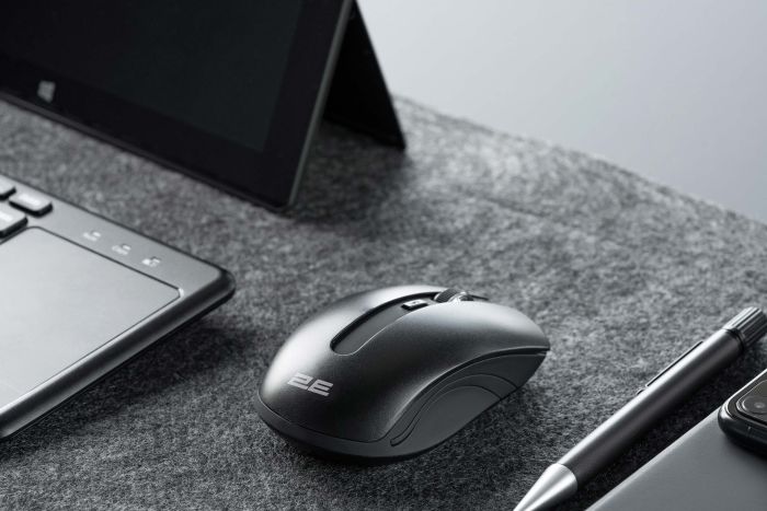 Миша 2E MF217, WL, чорний