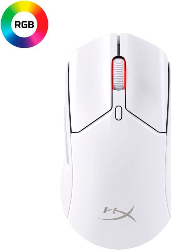 Миша HyperX Pulsefire Haste 2, RGB, USB-A/WL/BT, білий