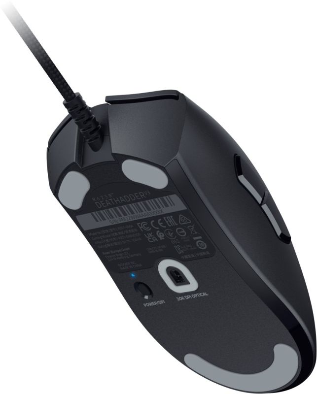 Мышь Razer DeathAdder V3, USB-A, чёрный