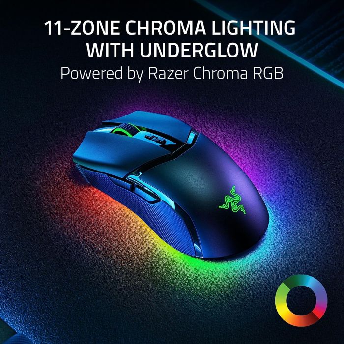Миша Razer Cobra Pro, RGB, USB-A/WL/BT, чорний