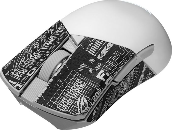 Миша ASUS ROG Gladius III AimPoint, RGB, USB-A/WL/BT, білий