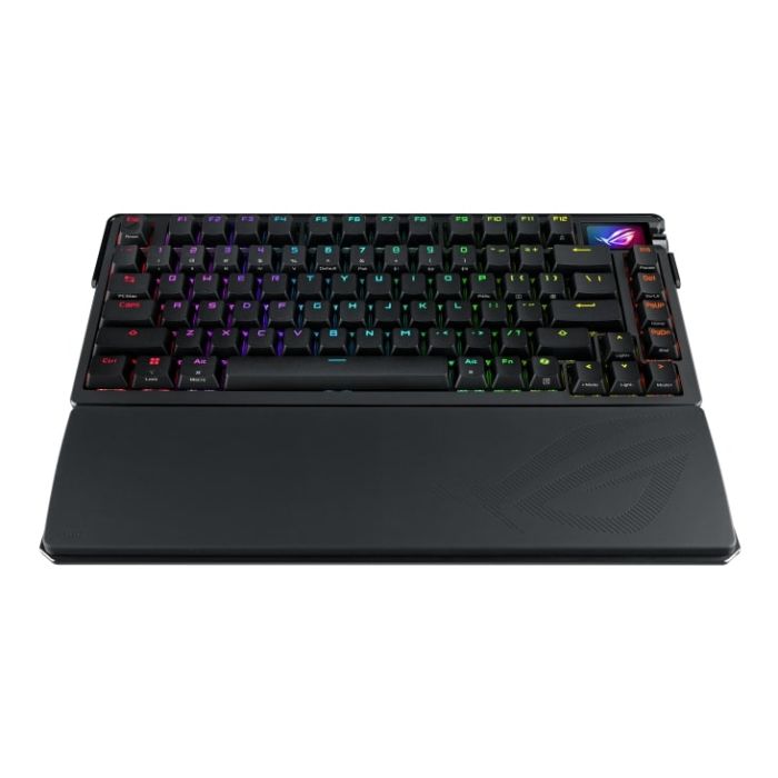Клавіатура механічна ASUS ROG Azoth Extreme 81key, NX Snow, USB-A/WL/BT, EN, RGB, чорний