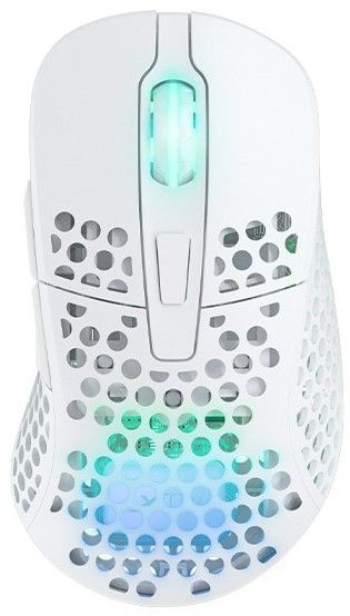 Мышь Xtrfy M4, WL/USB-A, RGB, белый