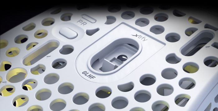 Мышь Xtrfy M4, WL/USB-A, RGB, белый