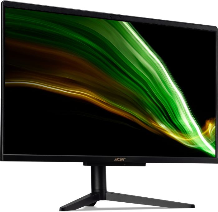 Комп'ютер персональний моноблок Acer Aspire C24-1600 23.8" FHD, Intel P N6005, 8GB, F256GB, UMA, WiFi, кл+м, Lin, чорний