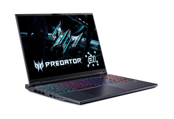 Acer Notebook Predator Helios Neo 16 PHN16-73 16" WQXGA, Intel U9-275HX, 64GB, F1TB, NVD5070Ti-12, Lin