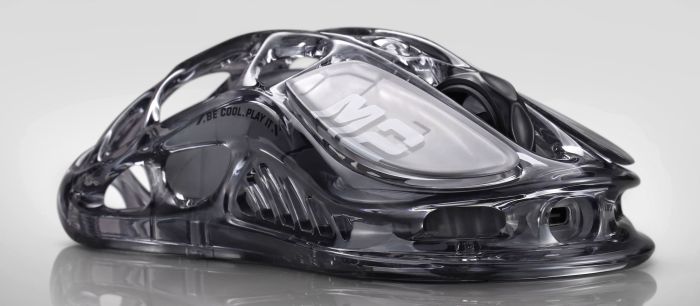 Миша GravaStar Mercury M2, BT/WL/USB-A, RGB, чорно-прозорий