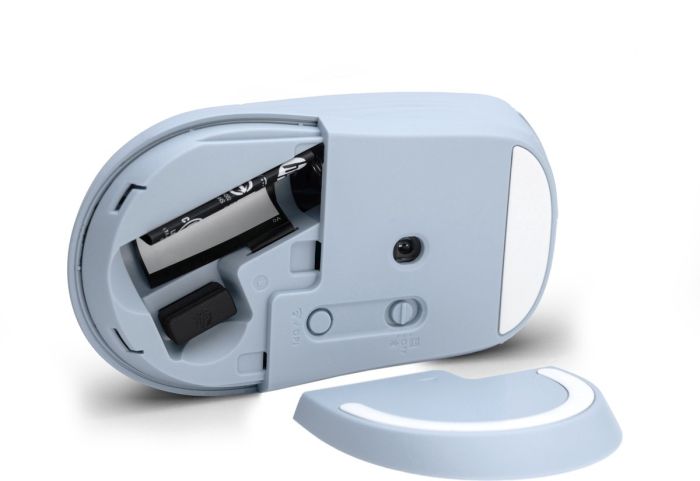 Миша HP 400 Quiet, WL/BT, блакитний