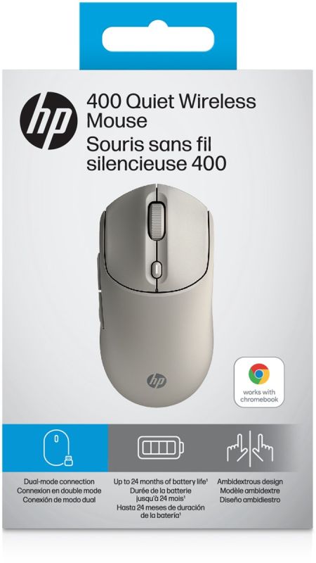 Миша HP 400 Quiet, WL/BT, maple