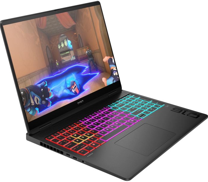 HP Notebook OMEN MAX 16-ah0043ua 16" 2.5K IPS AG, Intel U9-275HX, 64GB, F2TB, NVD5090-24, DOS, чорний