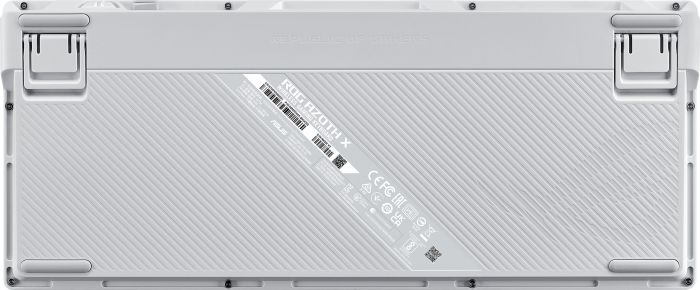 Клавіатура механічна ASUS ROG Azoth X 81key, NX Snow, USB-A/WL/BT, EN, RGB, білий