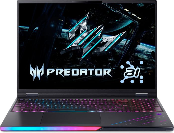 Ноутбук Acer Predator Helios 16 PH16-73 16" OLED, Intel U9-275HX, 32GB, F1TB, NVD5070Ti-12, Lin, черный