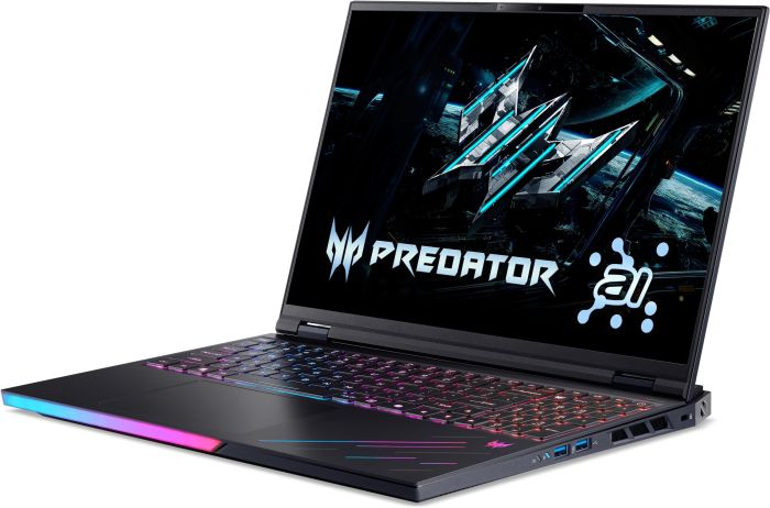 Ноутбук Acer Predator Helios 16 PH16-73 16" OLED, Intel U9-275HX, 32GB, F1TB, NVD5070Ti-12, Lin, черный