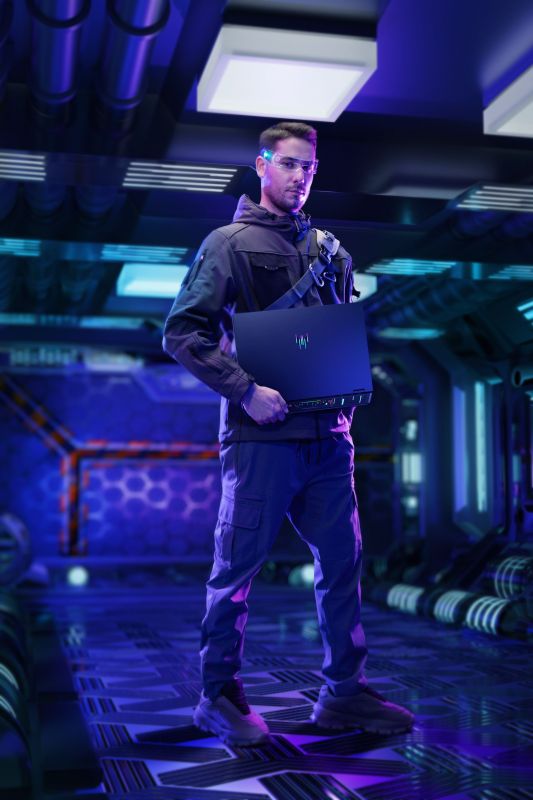 Ноутбук Acer Predator Helios 16 PH16-73 16" OLED, Intel U9-275HX, 32GB, F1TB, NVD5070Ti-12, Lin, черный