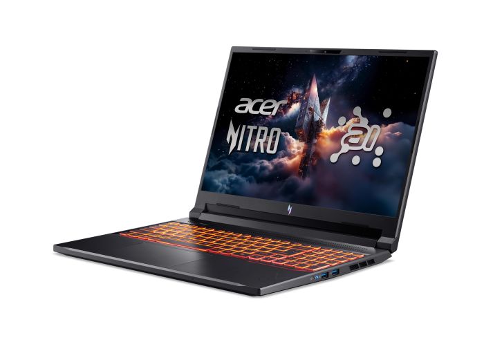 Ноутбук Acer Nitro V 16 ANV16-61 16" WUXGA IPS, AMD R9-365, 32GB, F1TB, NVD5070-8, Lin, черный