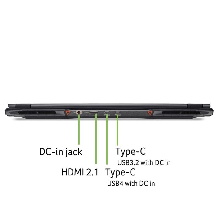 Ноутбук Acer Nitro 18 AN18-61 18" WQXGA IPS, AMD R7-350, 32GB, F1TB, NVD5070Ti-12, Lin, чорний