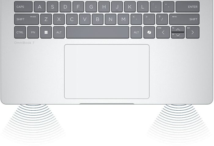 HP Notebook OmniBook 7 14-fs0000ua 14" WUXGA IPS AG, Intel 5-220H, 24GB, F1TB, UMA, Win11P, сріблястий