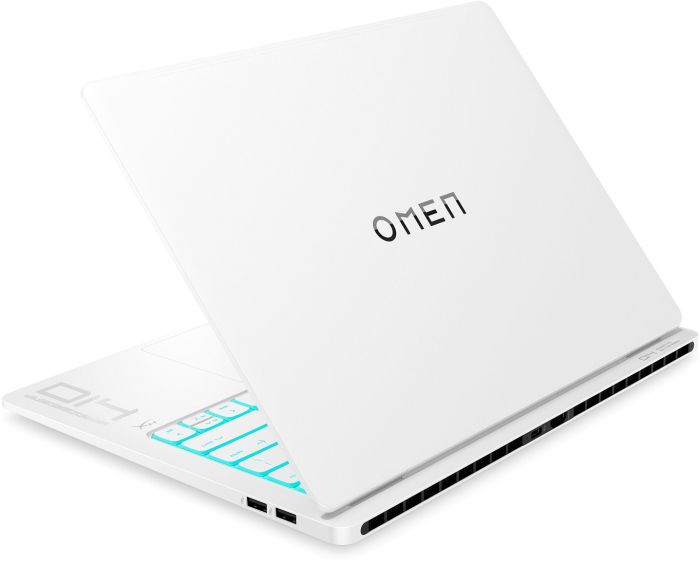 HP Notebook OMEN Transcend 14-fb1014ua 14" 3K OLED, Intel U7-255H, 32GB, F2TB, NVD5060-8, DOS, білий