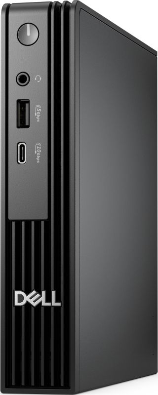Комп'ютер персональний неттоп Dell Pro Micro, Intel i3-14100T, 8GB, F512GB, UMA, WiFi, кл+м, Lin
