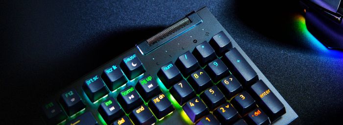Клавіатура механічна Razer BlackWidow V4 X 110key, Green Switch, USB-A, EN/RU, RGB, чорний