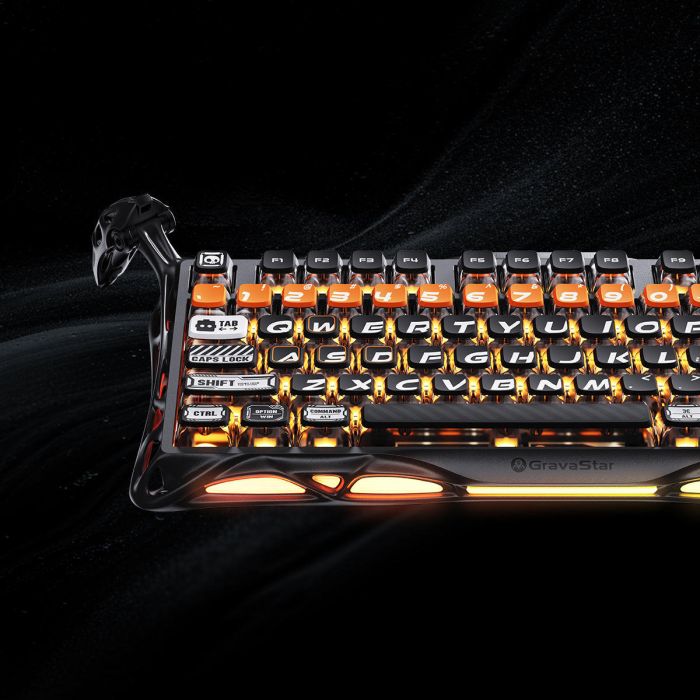 GravaStar Mercury K1 Pro 75% Wireless Mechanical Gaming Keyboard