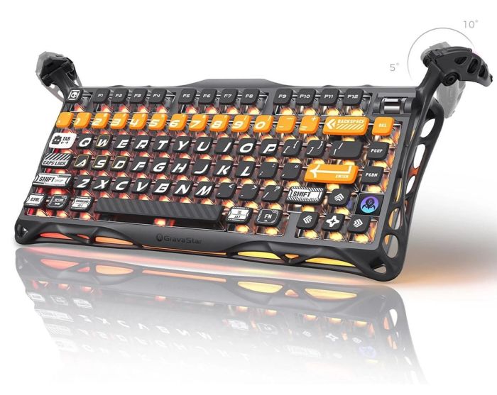 GravaStar Mercury K1 Pro 75% Wireless Mechanical Gaming Keyboard