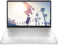 Ноутбук HP 17-cp3019ua 17.3" FHD IPS AG, AMD R7-7730U, 16GB, F512GB, UMA, DOS, сріблястий