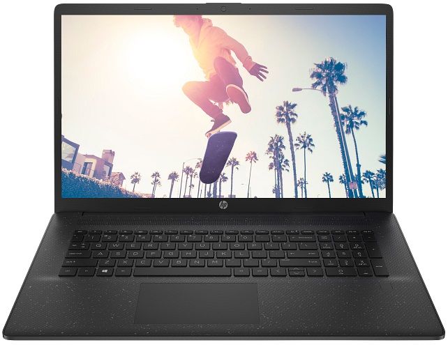 HP Notebook 17-cp3018ua 17.3" FHD IPS AG, AMD R7-7730U, 16GB, F1TB, UMA, DOS, black