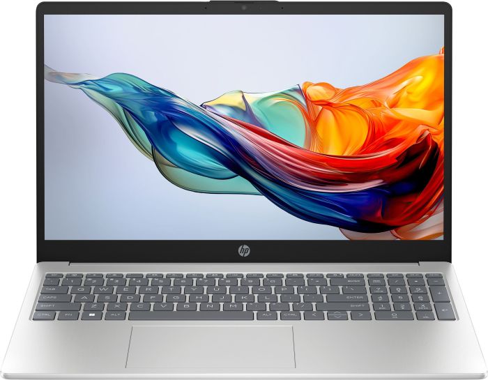 Ноутбук HP 15-fc0313ua 15.6" FHD IPS AG, AMD R7-7730U, 32GB, F1TB, UMA, DOS, сріблястий