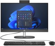Комп'ютер персональний моноблок HP 240-G10 23.8" FHD IPS AG, Intel i3-N300, 8GB, F512GB, UMA, WiFi, кл+м, 3р, Win11P, чорний