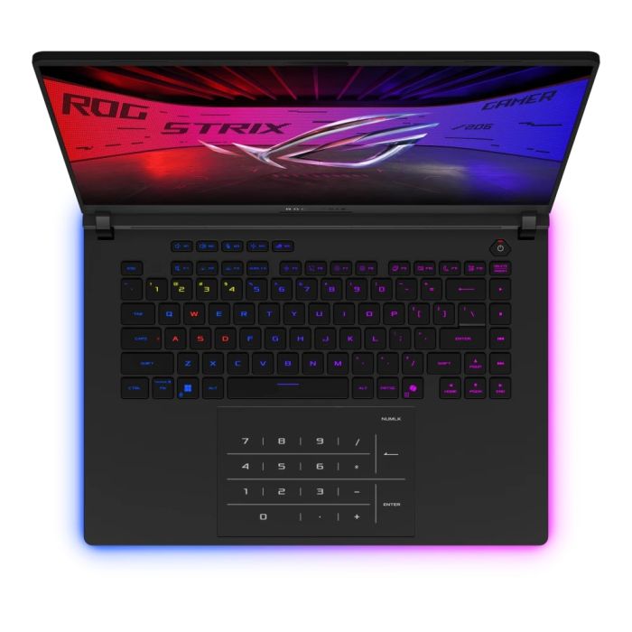 Ноутбук ASUS ROG Strix SCAR 16 G635LW-RW205W 16" 2.5K mLED, Intel Ultra 9 275HX, 32GB, F1TB, NVD5080-12, Win11, Чорний