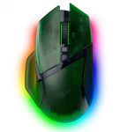 Миша Razer Basilisk V3 Pro 35K, RGB, USB-A/WL/BT, Phantom Green Ed.