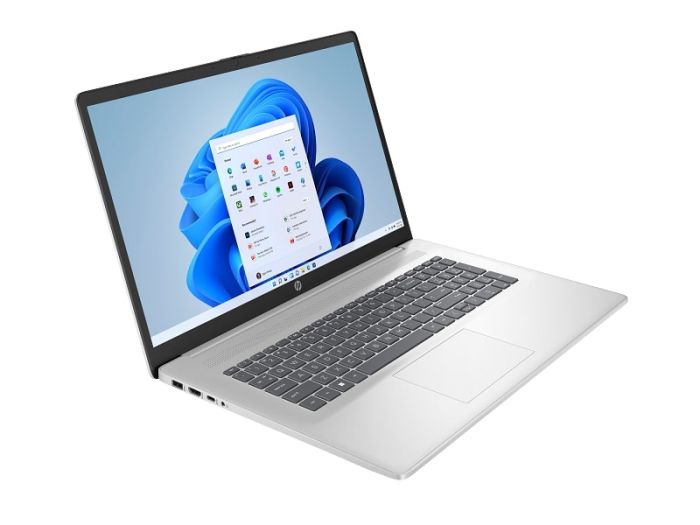 Ноутбук HP 17-cn4048ua 17.3" FHD IPS AG, Intel 5-120U, 16GB, F512GB, UMA, Win11, серебристый