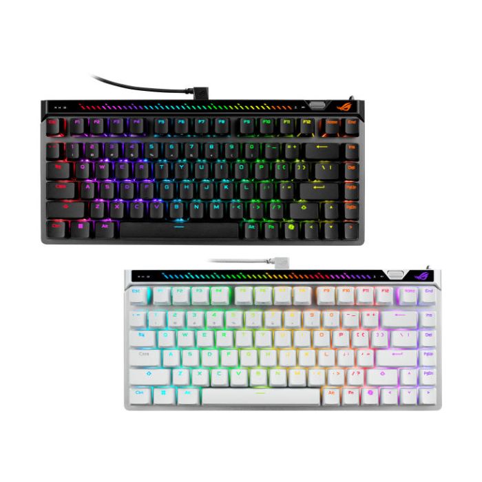 ASUS Keyboard mechanical ASUS ROG Falchion Ace 75 HE, 83key, HFX  V2 Magnetic Switches, USB-A, EN, RGB, black