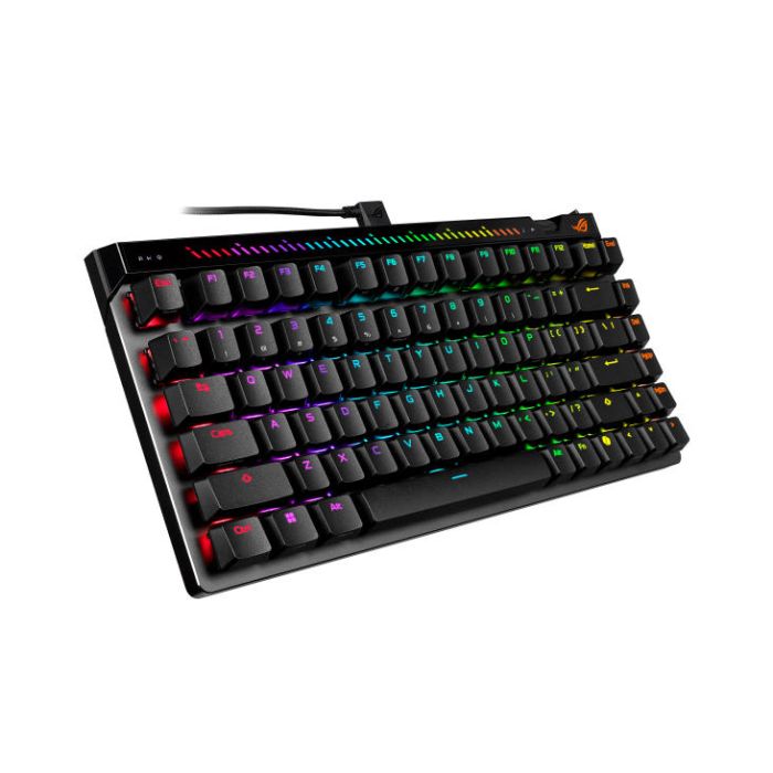 ASUS Keyboard mechanical ASUS ROG Falchion Ace 75 HE, 83key, HFX  V2 Magnetic Switches, USB-A, EN, RGB, black