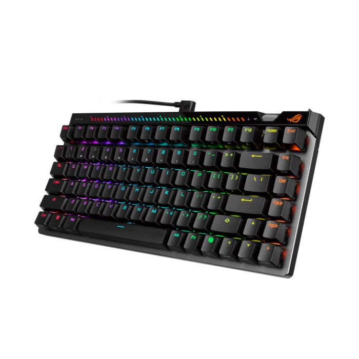 ASUS Keyboard mechanical ASUS ROG Falchion Ace 75 HE, 83key, HFX  V2 Magnetic Switches, USB-A, EN, RGB, black