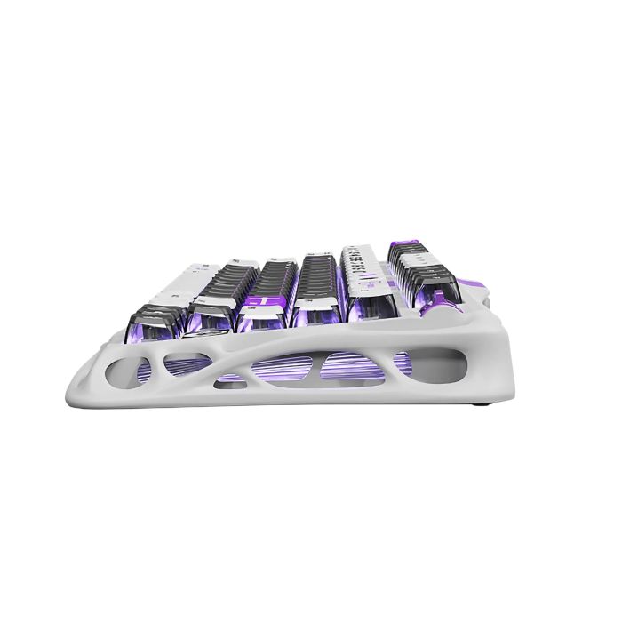 Клавіатура механічна GravaStar Mercury V75 80keys, Magnetic Jade Pro, 8K, USB-A, RGB, Mecha Gray