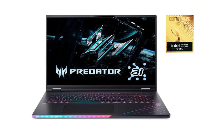 Ноутбук Acer Predator Helios 18 PH18-73 18" WQUXGA IPS, Intel U9-275HX, 64GB, F2TB, NVD5090-24, Lin, черный