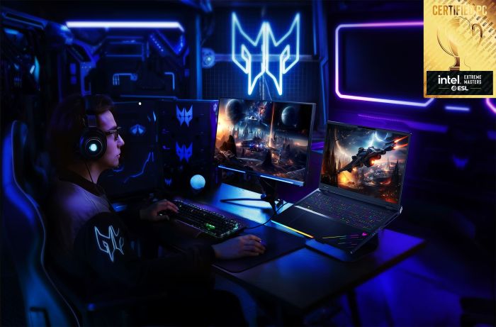 Ноутбук Acer Predator Helios 18 PH18-73 18" WQUXGA IPS, Intel U9-275HX, 64GB, F2TB, NVD5090-24, Lin, черный