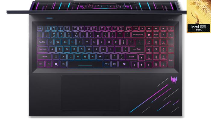 Ноутбук Acer Predator Helios 18 PH18-73 18" WQXGA IPS, Intel U9-275HX, 64GB, F2TB, NVD5080-16, Lin, черный