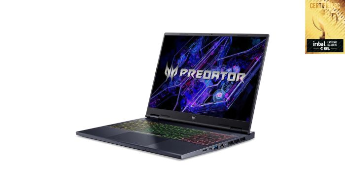 Acer Notebook Predator Helios Neo 14 PHN14-71 14.5" 2.8K OLED, Intel U9-285H, 32GB, F1TB, NVD5060-8, Lin, black