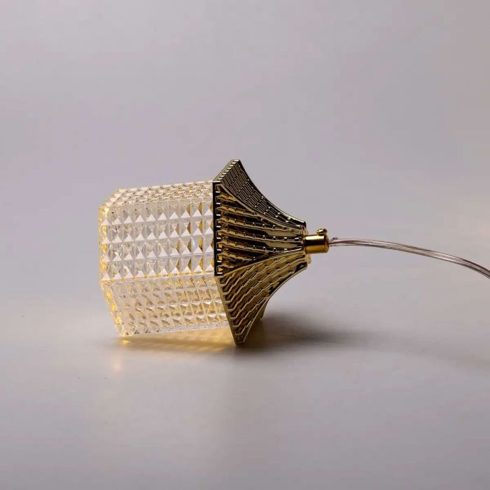 Гірлянда штора з фігурками Ліхтар 3 метри 6 ламп тепле жовте світло 6L3MLIG