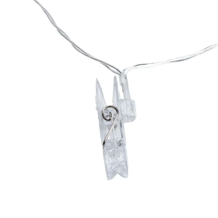 Гірлянда нитка із прищіпками 5.2 метра 20 LED світлодіодів A65