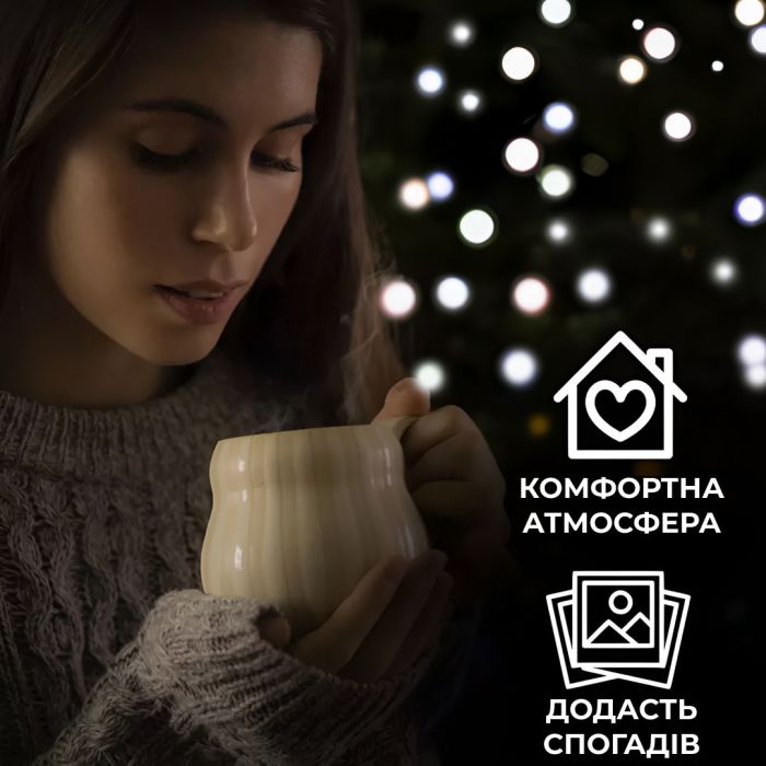 Гірлянда нитка світлодіодна GarlandoPro 190 LED лампочок 18м 8 режимів лед гірлянда Білий W400LEDW