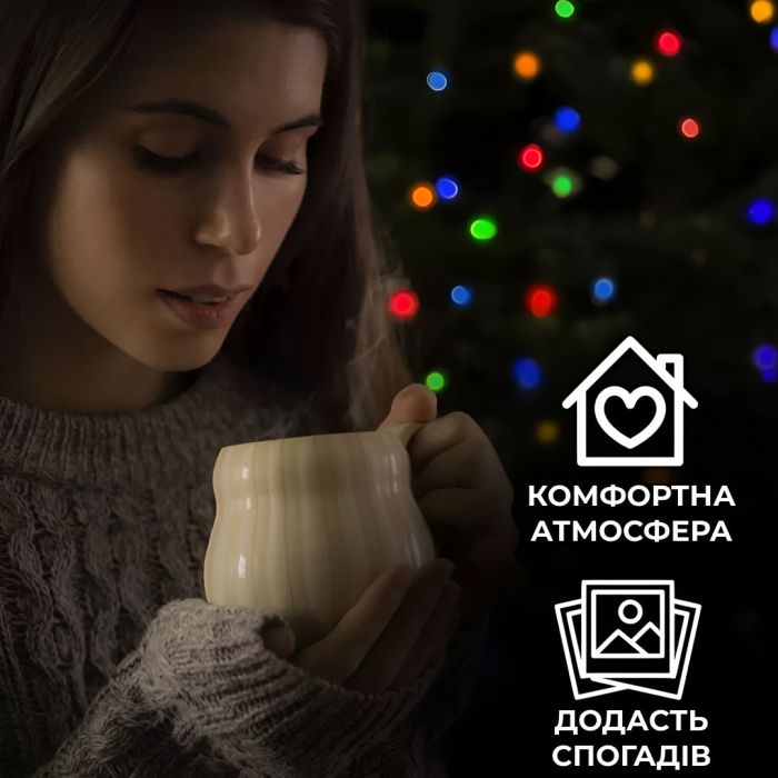 Гірлянда нитка 22 м на 218 LED лампочок світлодіодна чорний провід 8 режимів работи M500LEDML