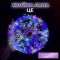 Гірлянда роса мішура 30 метрів хвойна лапа 640 led світлодіодів зелений дріт мультиколор D1750ML